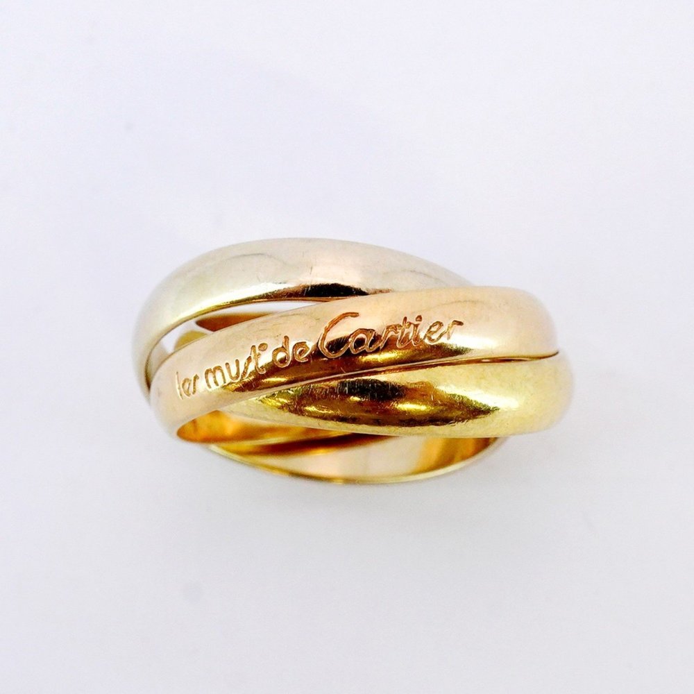 CARTIER 18k Gold Trinity Ring #51 - Picture 2 of 7